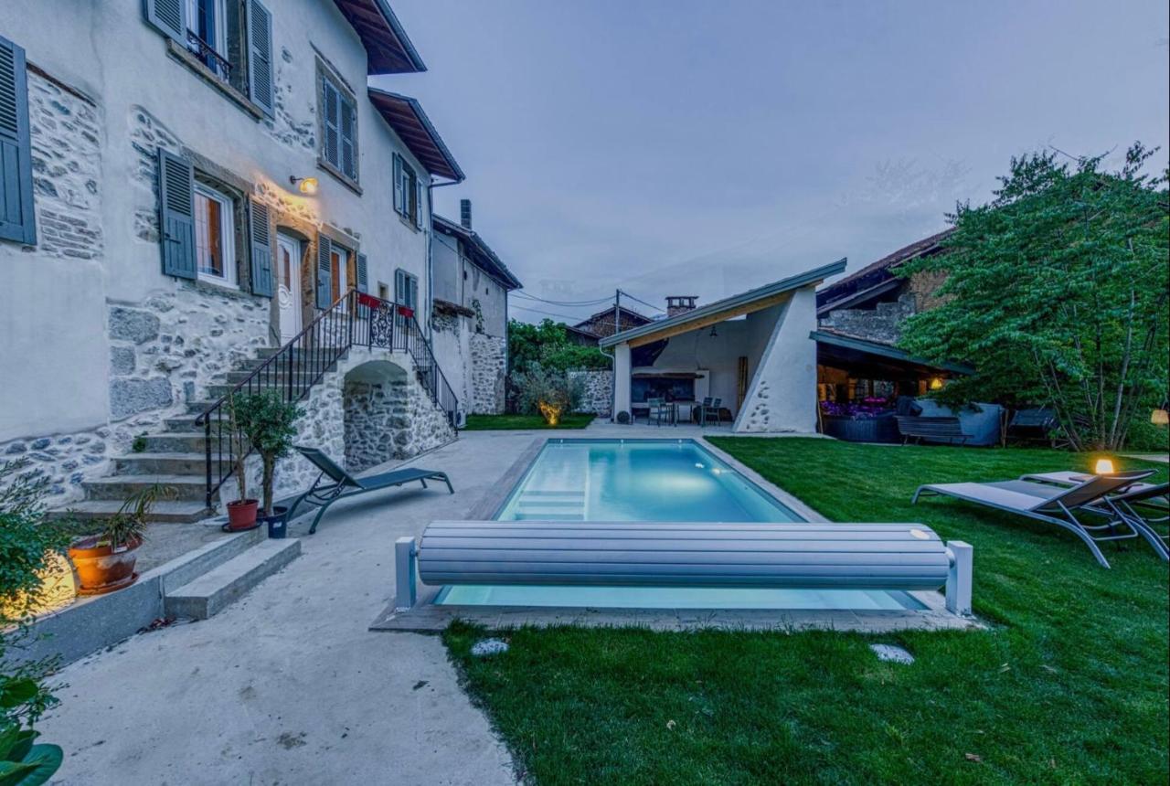 La Cabane Du 375, Piscine Clim,Jacuzzi Et Insolite Saint-Jean-de-Moirans Exterior foto