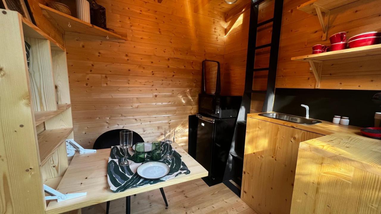 La Cabane Du 375, Piscine Clim,Jacuzzi Et Insolite Saint-Jean-de-Moirans Exterior foto